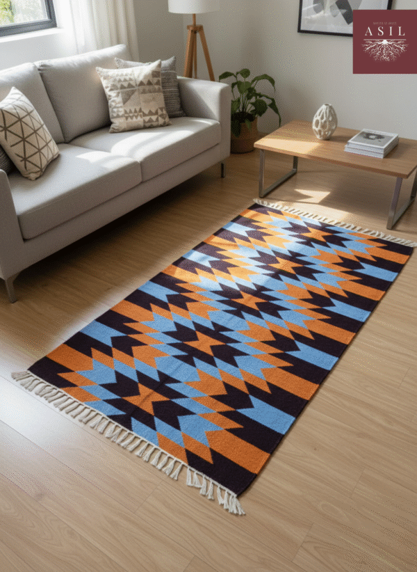4 Desert Sunset Kilim Satranji